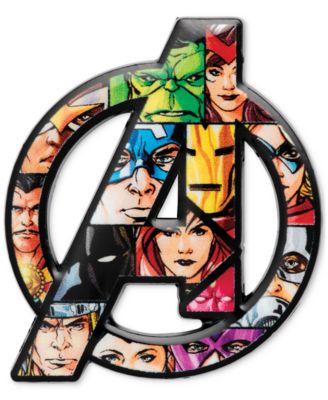 Eco-Drive Men's Marvel Classic Avengers Stainless Steel Bracelet Watch 43mm