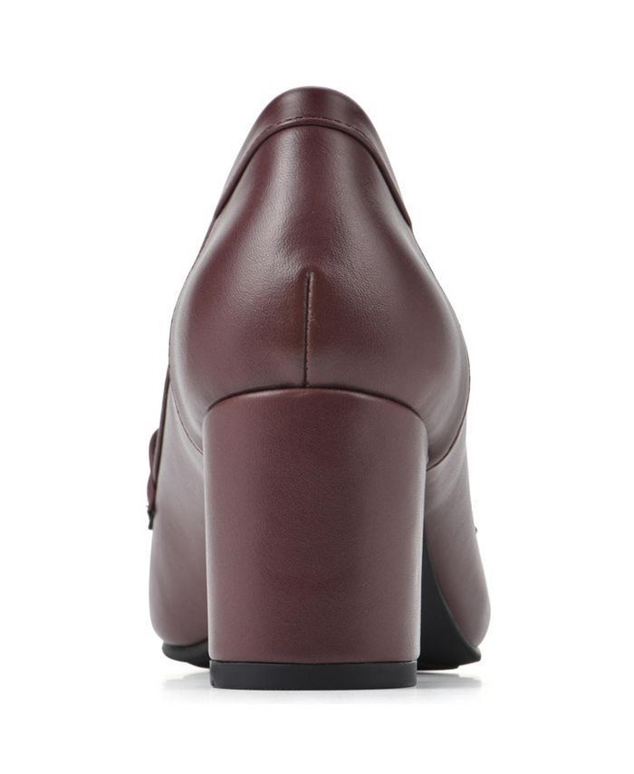 White Mountain Women's Freehold Heeled Loafers - Macy's