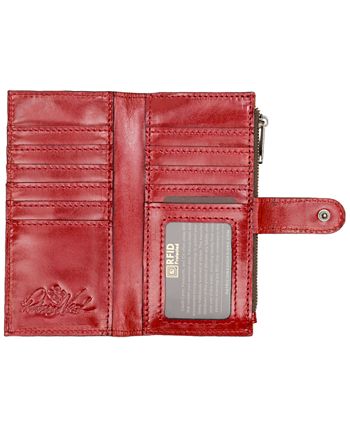 Patricia Nash Nazari Embossed Leather Wallet - Macy's