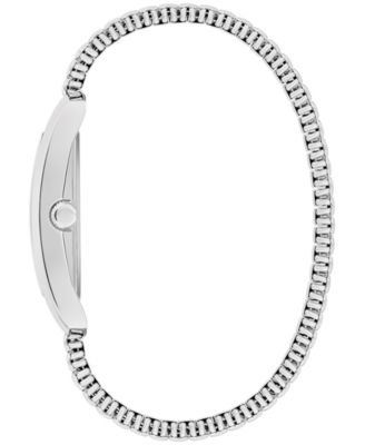 Men's Dress Stainless Steel Expansion Bracelet Watch 30mm