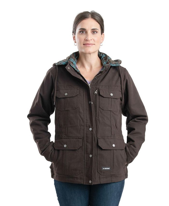 Berne Women s Long Softstone Duck Barn Coat Macy s