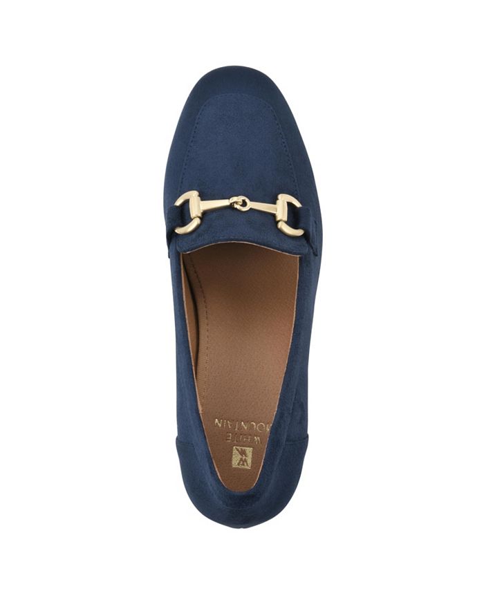 White Mountain Women's Freehold Heeled Loafers - Macy's