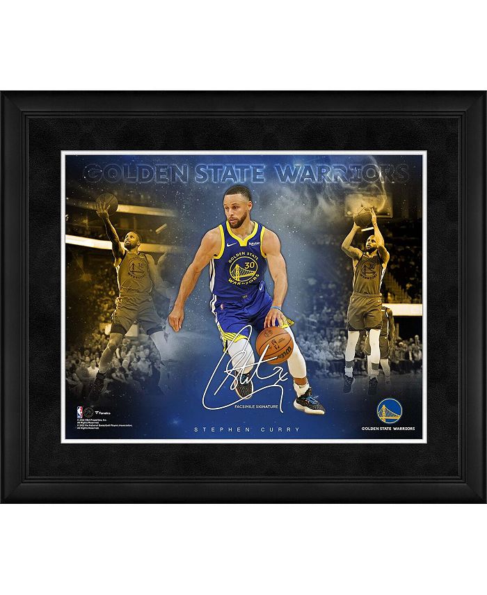 Fanatics Authentic Stephen Curry Golden State Warriors Facsimile