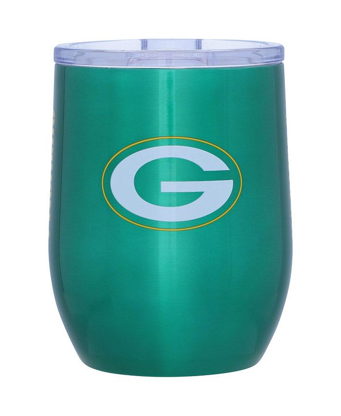 Logo Brands Green Bay Packers 16oz. Game Day Stainless Curved
