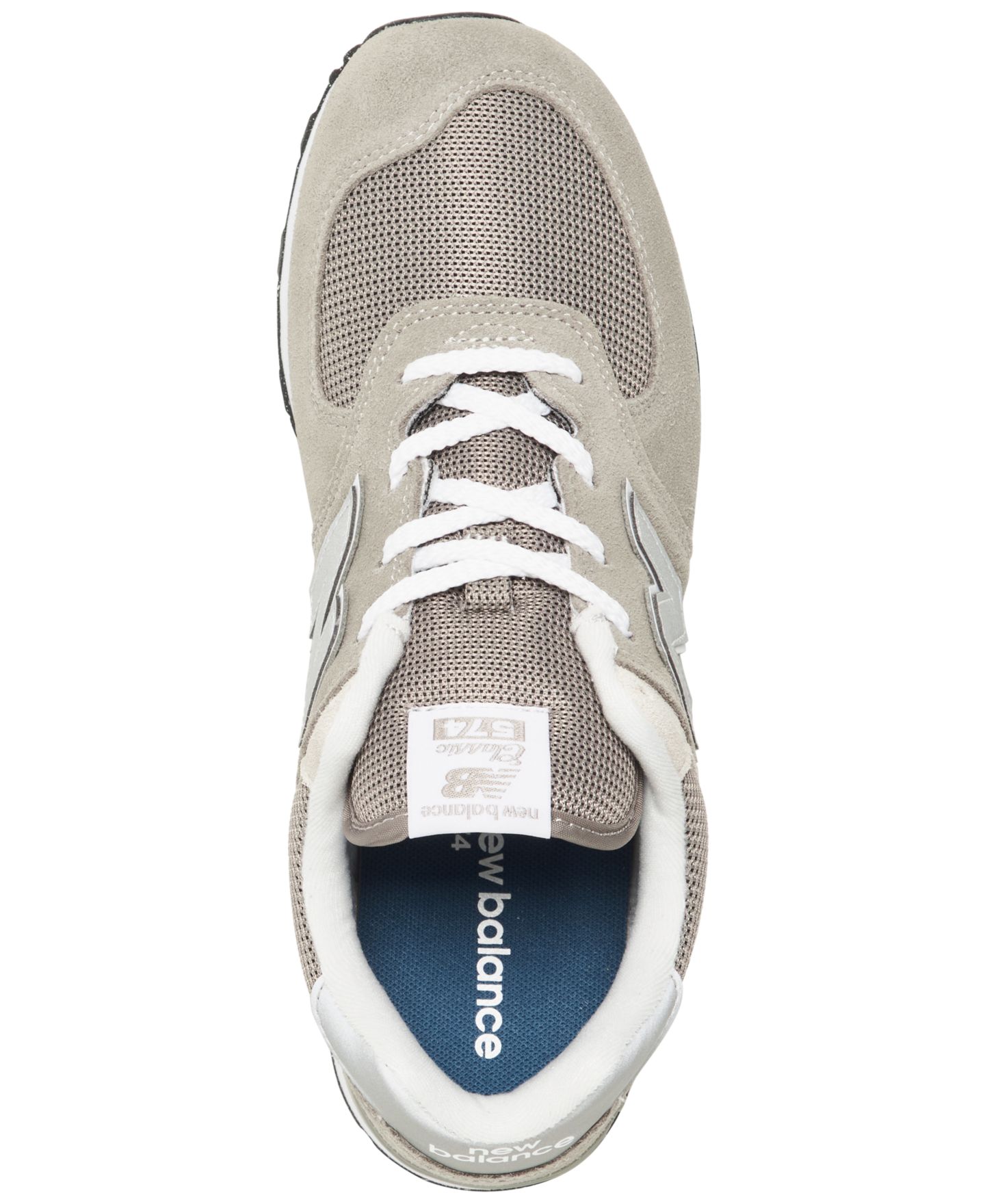 Детские кроссовки New Balance Big Kids 574 Casual, цвет: Серый — фото 5