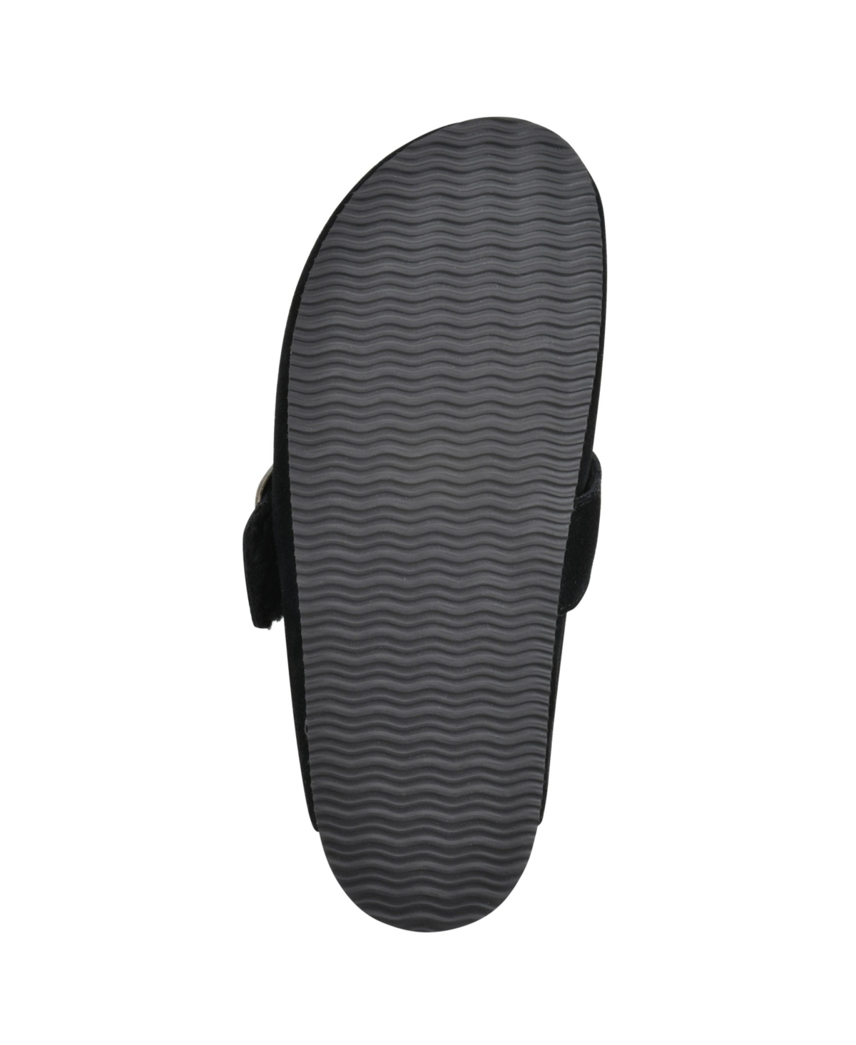 White Mountain Women's Big Sur Slip On Clogs - Black Suede with Fur