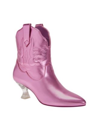 Women s The Annie O Lucite Heel Booties