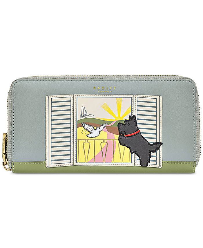 Portafoglio donna Radley porta carte zip pochette portafoglio nero