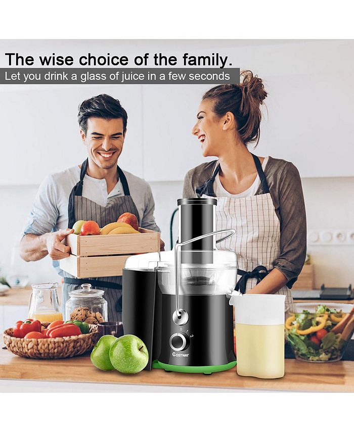 Costway Electric Juicer Wide Mouth Fruit & Vegetable Centrifugal Juice