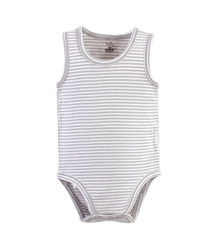 Touched by Nature Baby Boys Baby ganic Cotton Bodysuits 5pk, Seagull ...