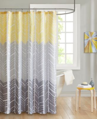Intelligent Design - Adel 72" x 72" 100% Microfiber Printed Shower Curtain