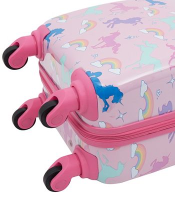 Travelers Club 5-Piece Dog Print Kid's Luggage Set With Spinner