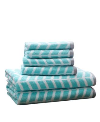 Intelligent Design - Nadia 6-Pc. Cotton Jacquard Towel Set