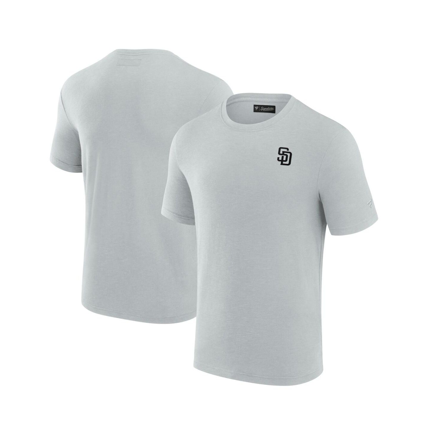 Мужская футболка Fanatics Signature Gray San Diego Padres Modal Short Sleeve — фото 1
