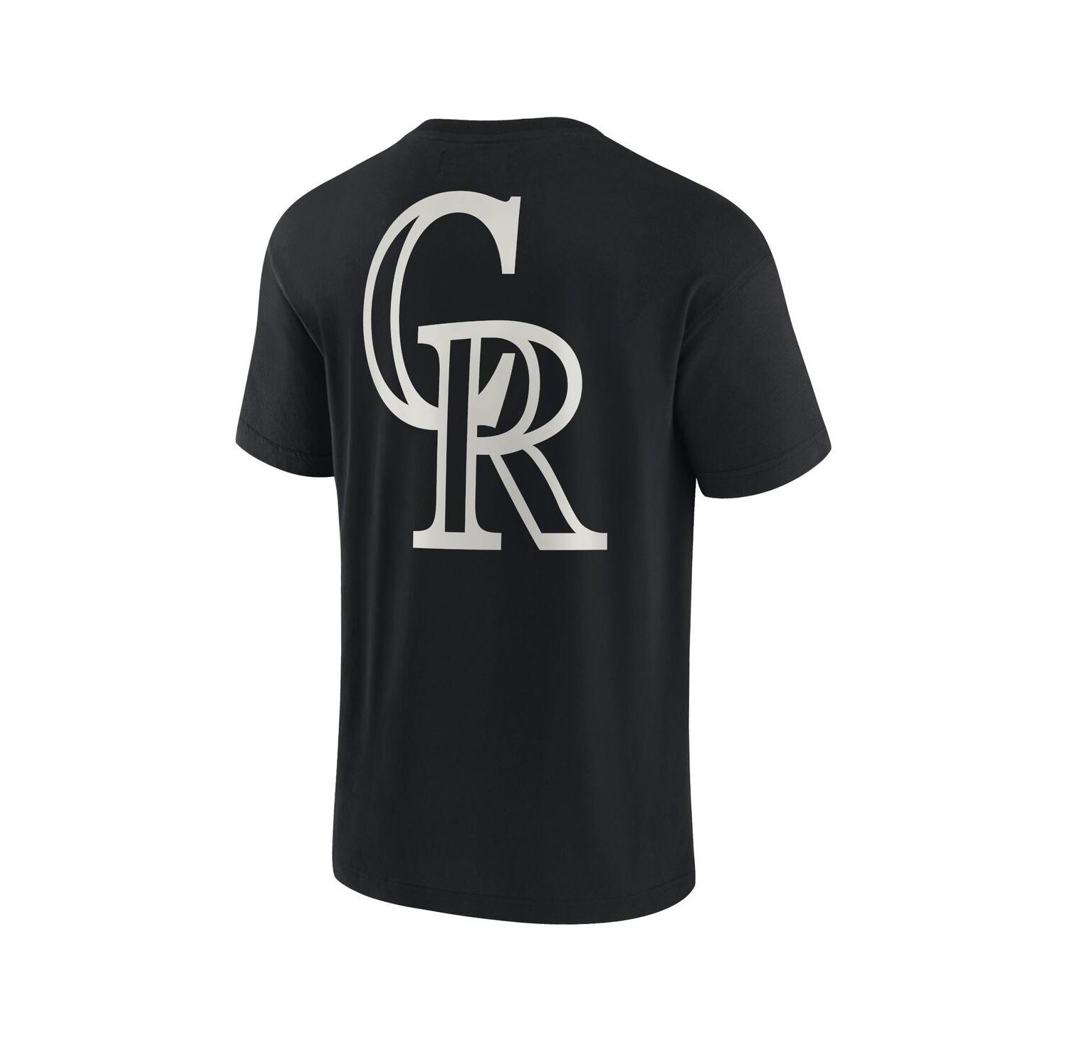 Men's and Women's Black Colorado Rockies Super Soft Short Sleeve T-shirt