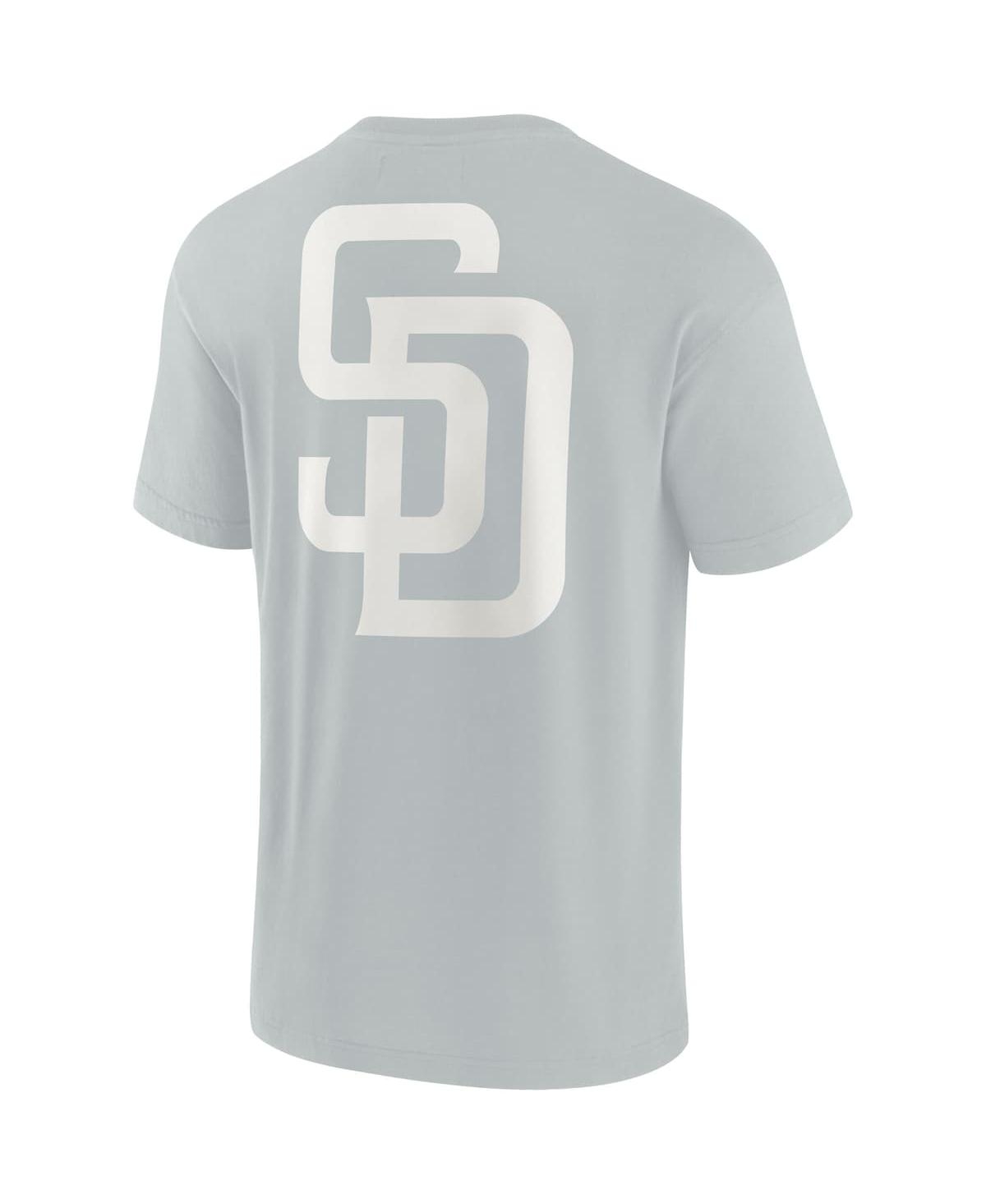 Fanatics Signature Unisex  Gray San Diego Padres Super Soft Short Sleeve T-shirt In Gray