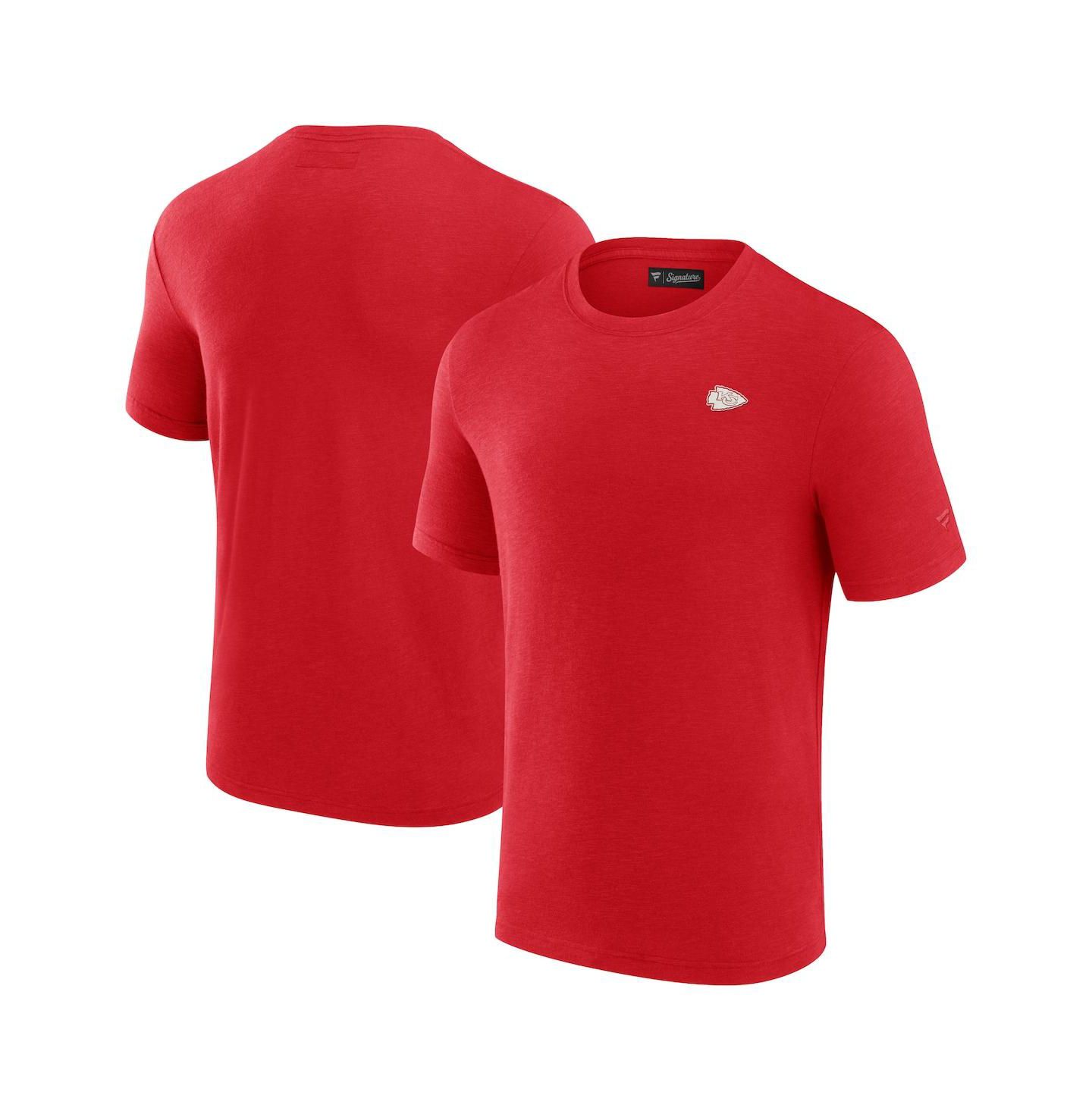 Мужская футболка Fanatics Signature Red Kansas City Chiefs Modal Short Sleeve — фото 4