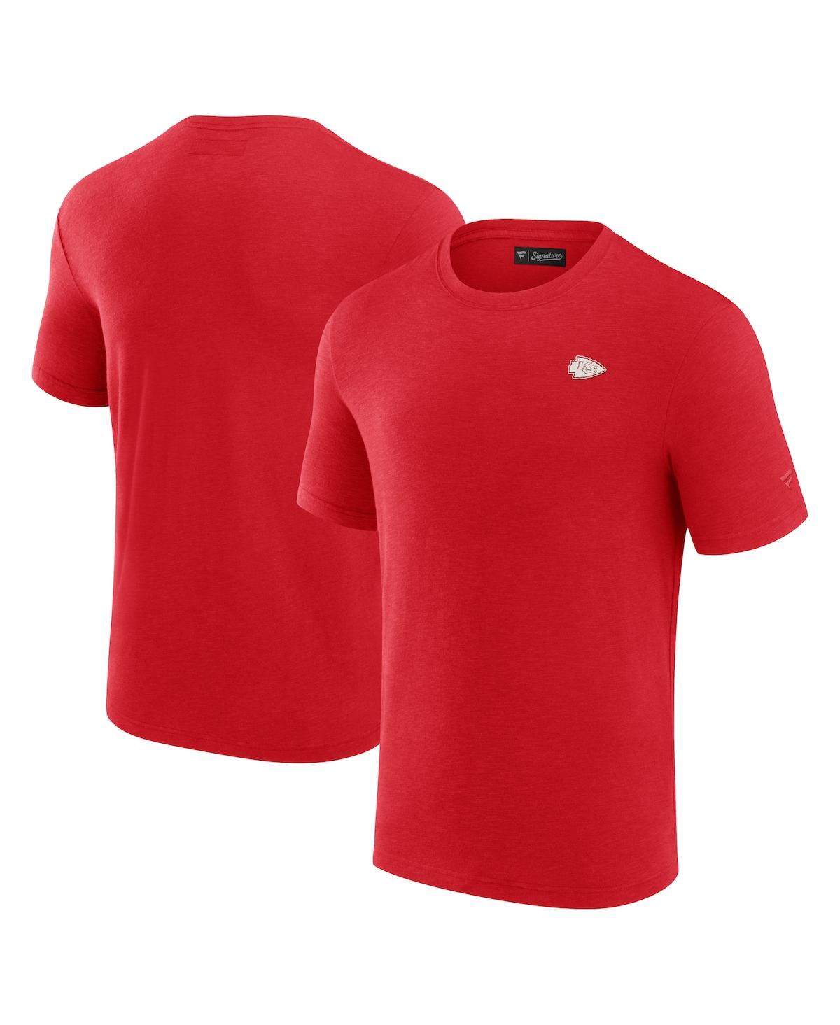 Fanatics Signature Men's  Red Kansas City Chiefs Modal Short Sleeve T-shirt In Red