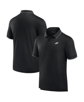 Mens Fanatics Signature Black Philadelphia Eagles Pique Polo Shirt 11990₽