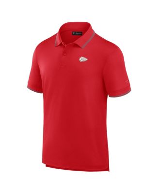 Men's Red Kansas City Chiefs Pique Polo Shirt