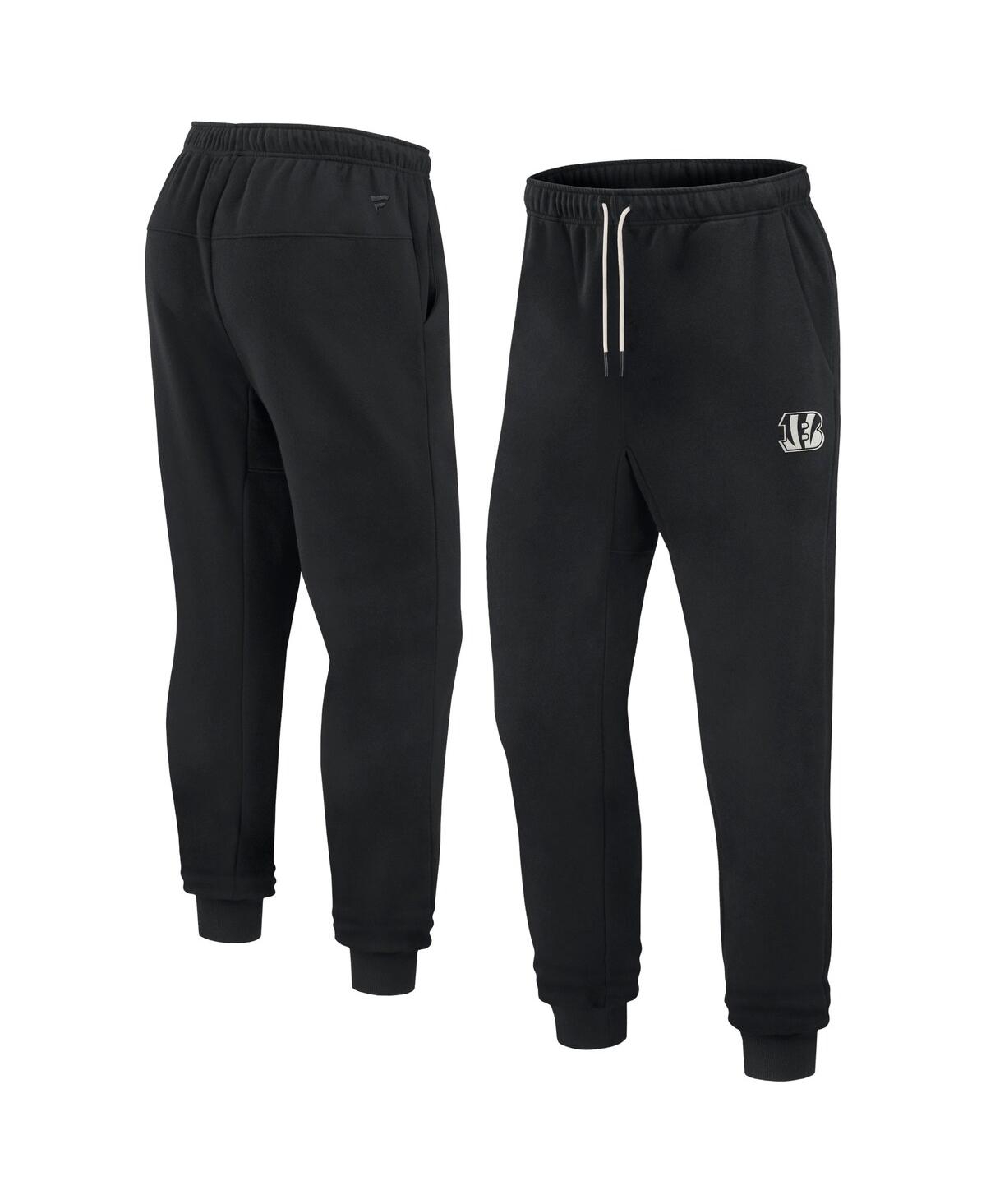 Men's and Women's Fanatics Signature Black Cincinnati Bengals Super Soft Fleece Jogger - Black
