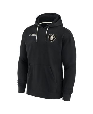 Men's and Women's Black Las Vegas Raiders Super Soft Fleece Pullover Hoodie