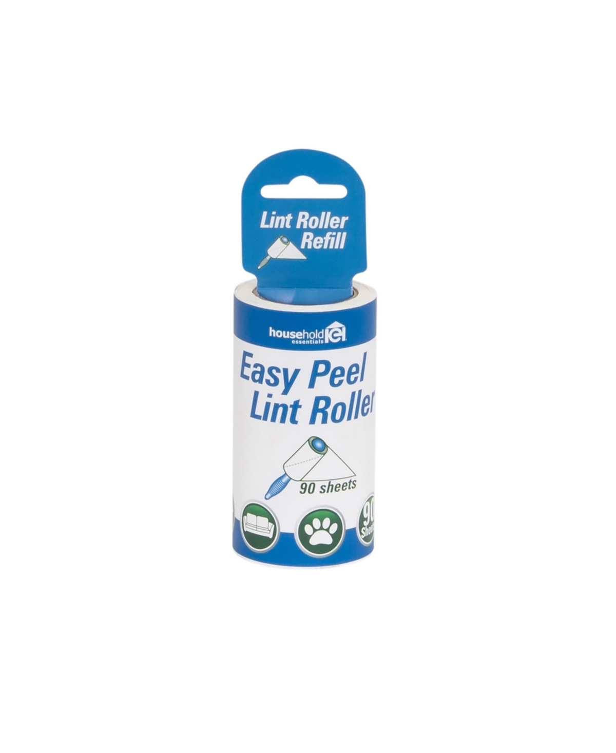 Household Essentials Lint Roller Refill, 90 Sheet In White