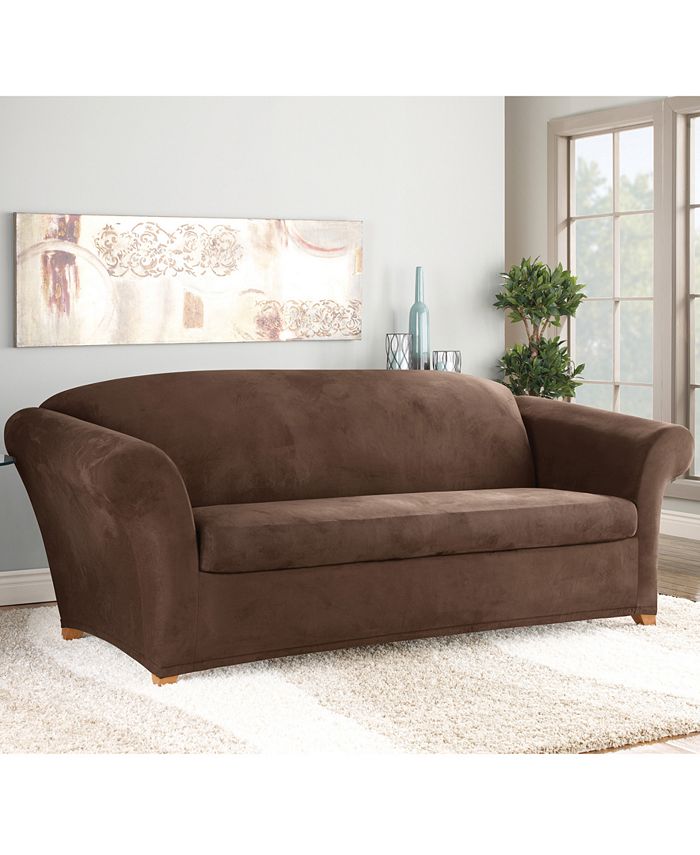 Sure Fit Soft Faux Suede Sofa Slipcover Macy's