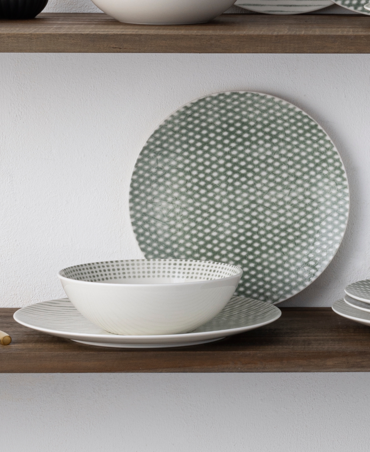 Noritake Hammock Coupe 12-Pc. Dinnerware Set, Service for 4