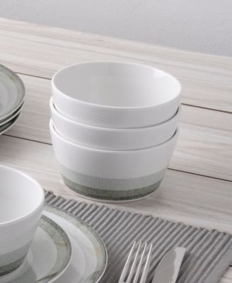 Colorscapes Layers 12 Piece Coupe Dinnerware Set