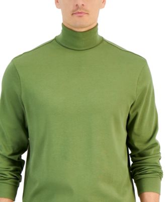 Men's Solid Turtleneck Shirt