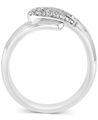 EFFY&reg; Diamond Staircase Cluster Statement Ring (1/5 ct. t.w.) in Sterling Silver
