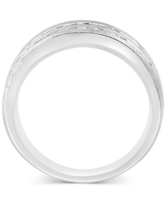 EFFY&reg; Diamond Baguette Double Row Statement Ring (1/2 ct. t.w.) in Sterling Silver