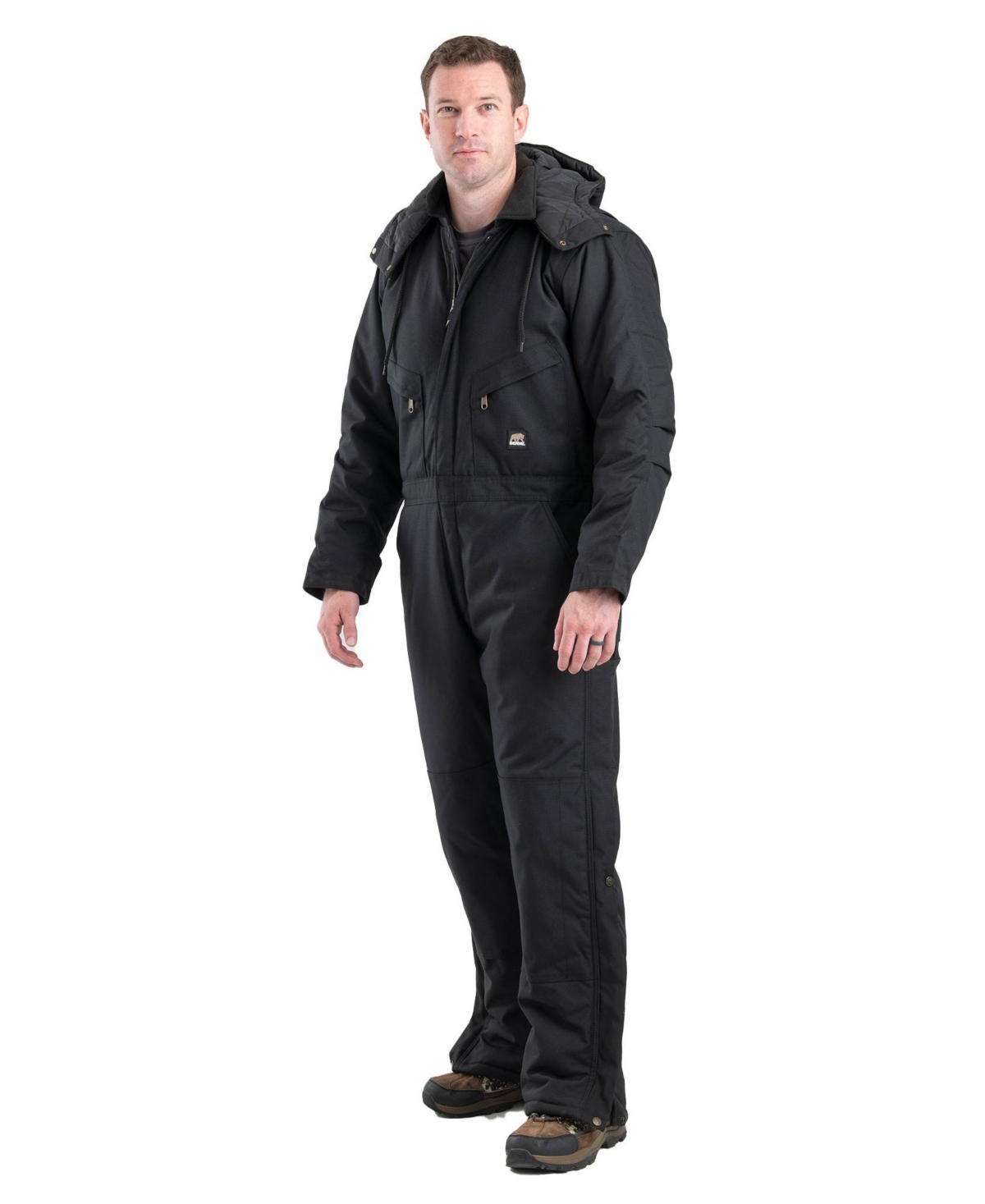 Men's Short Icecap Insulated Coverall - Black