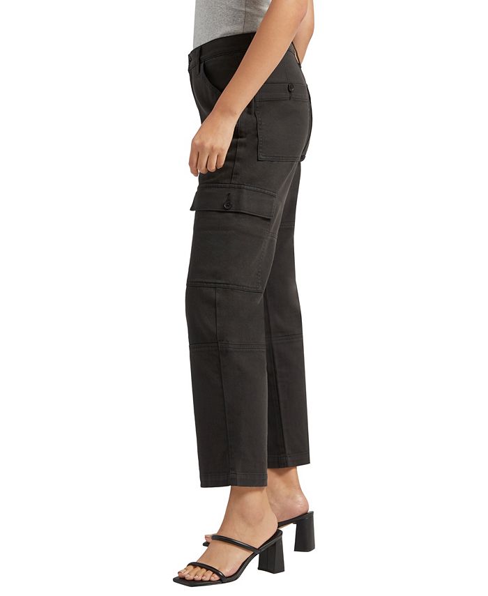 Silver Jeans Co. Women's Relaxed Cargo Pants Macy's