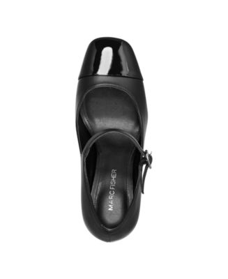 Women's Charine Square Toe Block Heel Dress Pumps