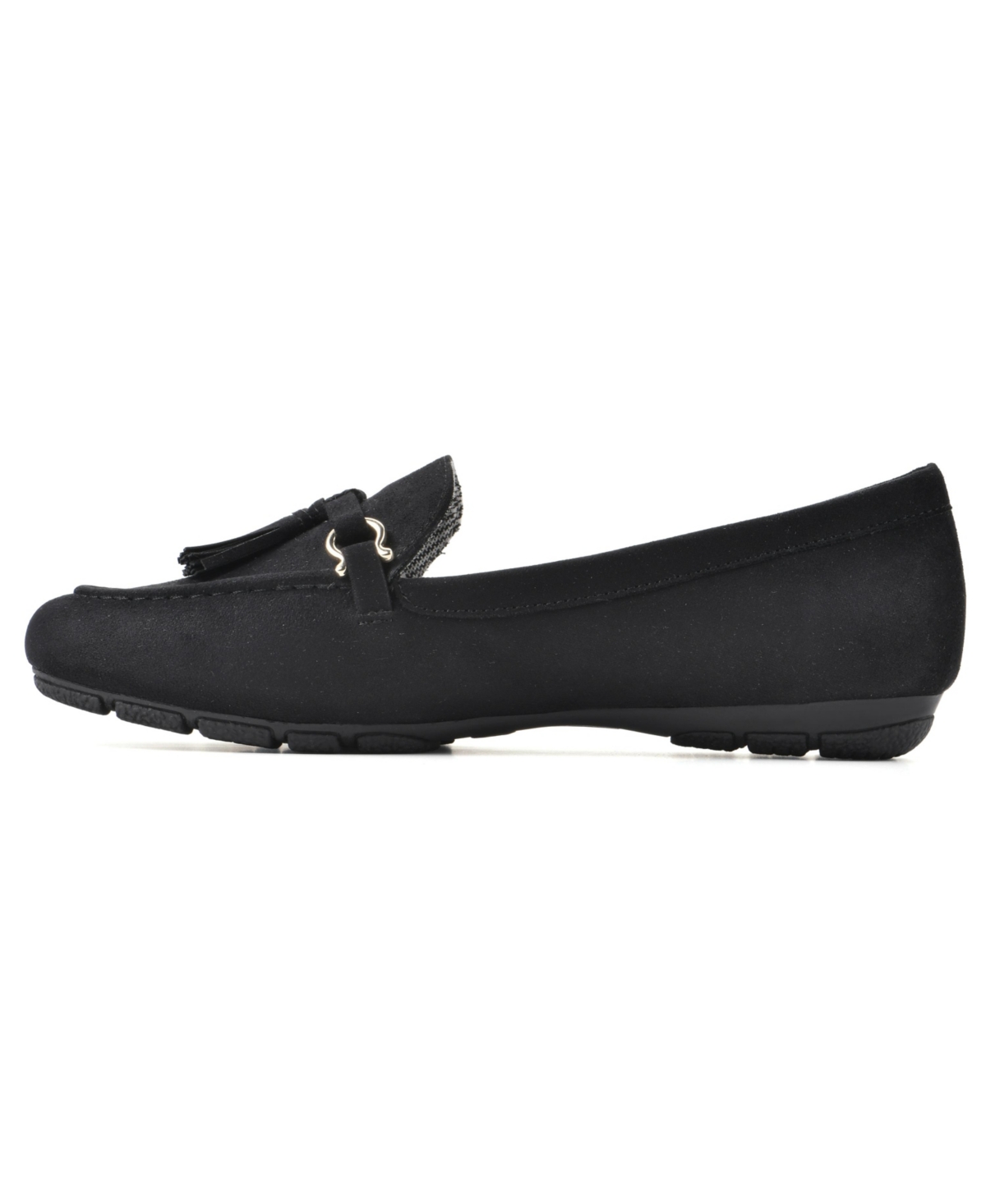 Cliffs by White Mountain Women's Gush Strap Detail Loafer - Suedette