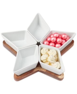 The Cellar - Holiday Figural Star Serving Set