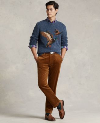 Men's Stretch Straight Fit Corduroy Pants