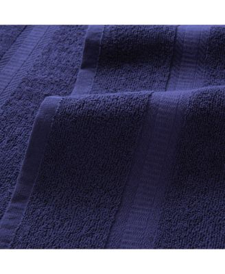 True Color Soft Cotton 12 Pack Bathroom Washcloths, 12x12 in