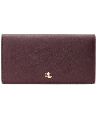 Lauren Ralph Lauren - Crosshatch Leather Slim Wallet
