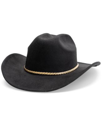 Vince Camuto - Women's Metallic-Trim Cowboy Hat