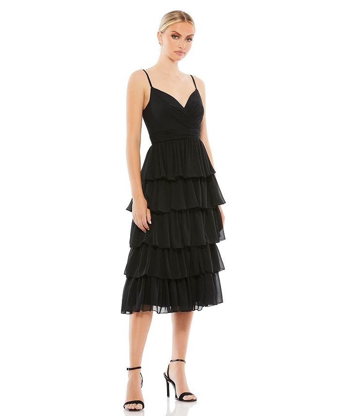 Bench Online  Women's Sleeveless Tiered Dress with Ruffled Hem