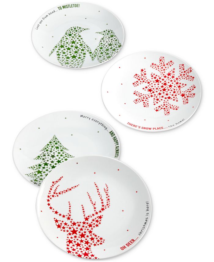 Holiday salad plates sale
