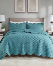 King Monkia Quilt Set Teal - Mudhut