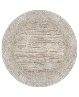 Davide 1229 5'3" x 5'3" Round Area Rug
