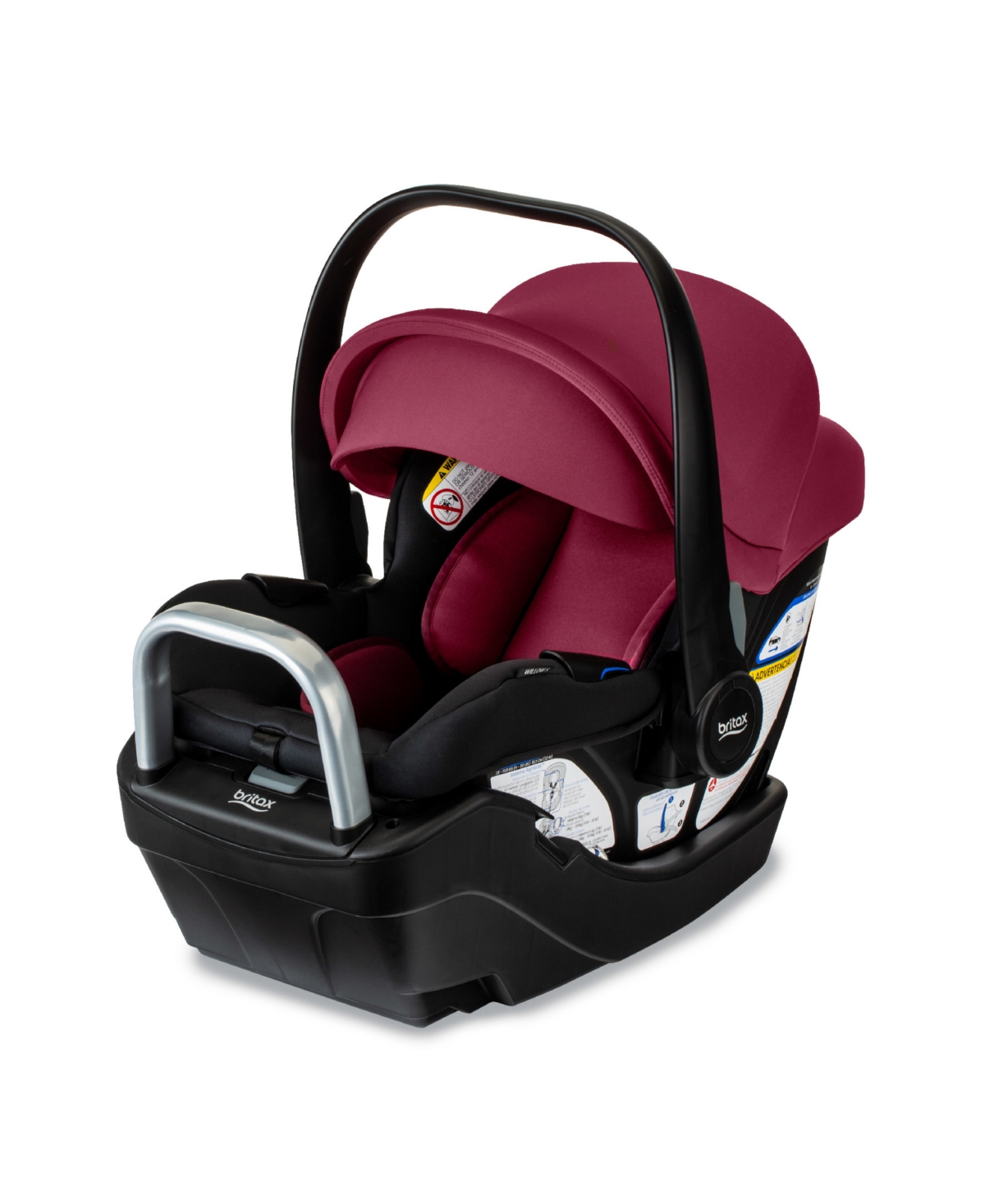 Britax Willow S Infant Car Seat With Alpine Base In Ruby Onyx