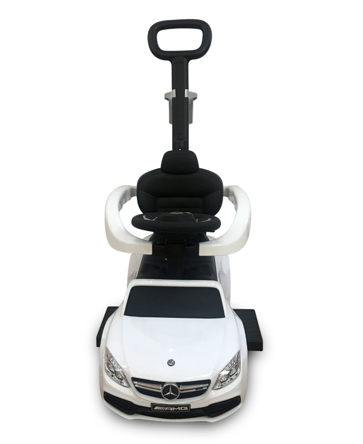 Shop Best Ride On Cars Mercedes C63 3-in-1 Cup Holder Push Car In White