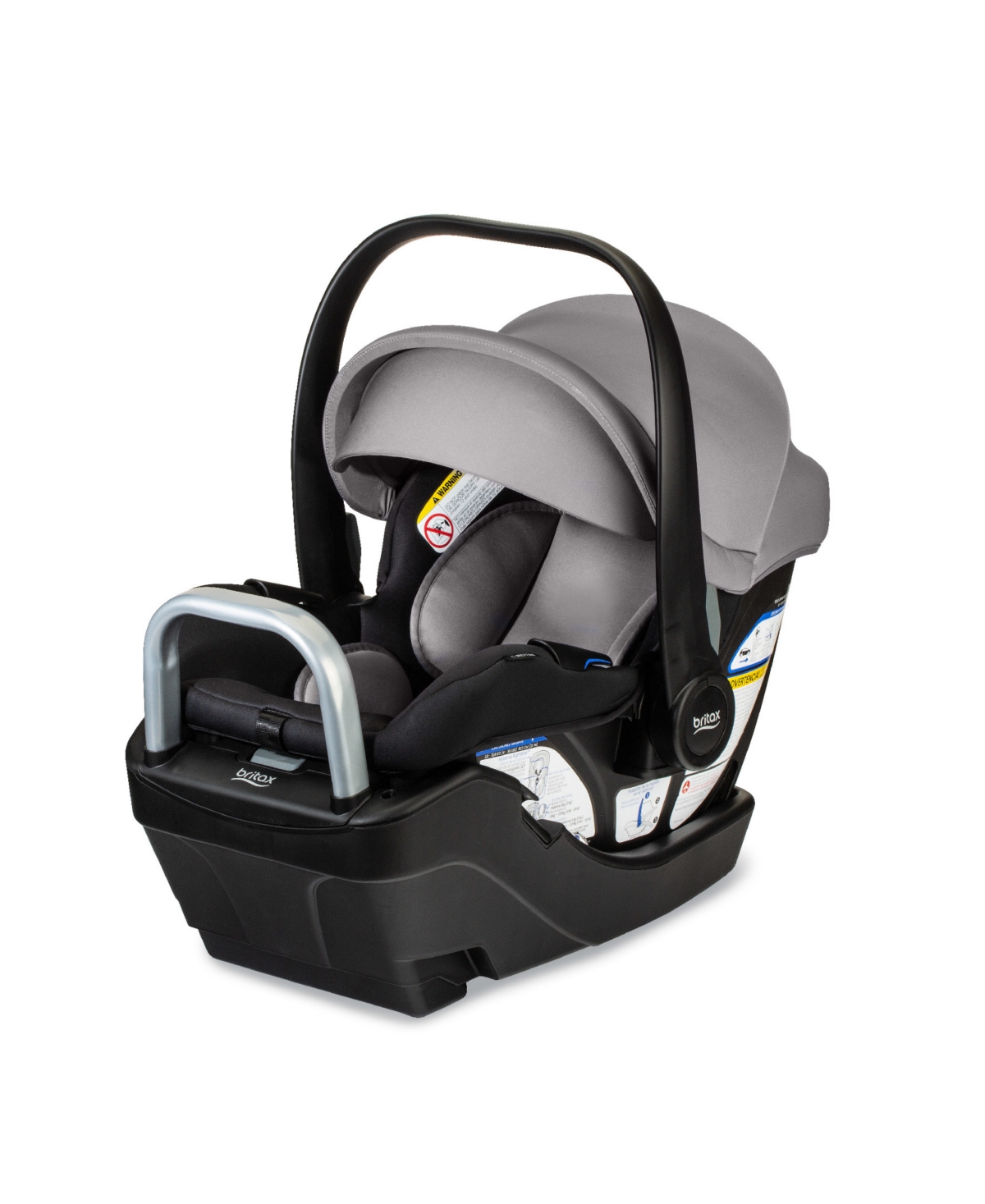 Britax Willow S Infant Car Seat With Alpine Base In Glacier Onyx