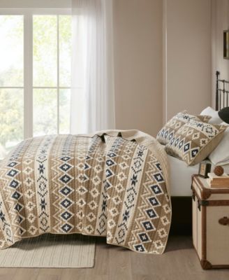 Montana Printed Cotton Oversized 3 Piece Quilt Sets